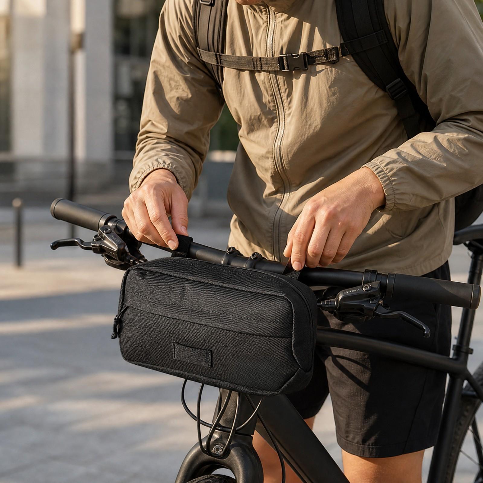 Cycling Commute Essentials - Компактный чехол для руля велосипеда, черный,