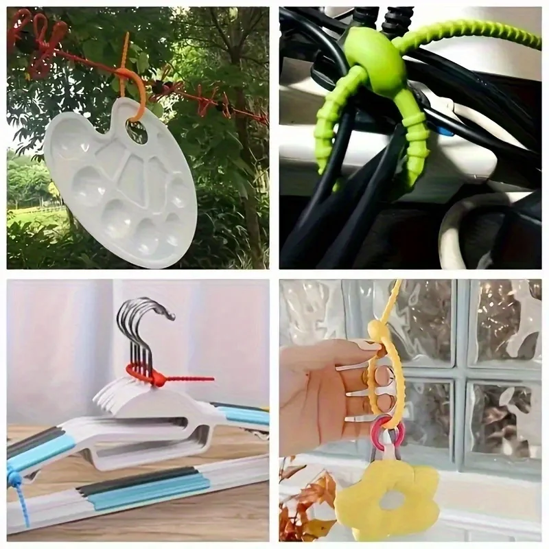 10 шт. силиконовые кабельные с – обзор и цена Cable Lock Flexible