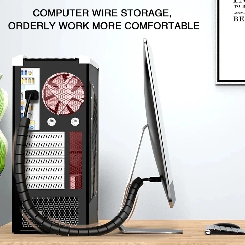 2 м/1 м черная защита для кабе – обзор и цена Cable Lock Flexible