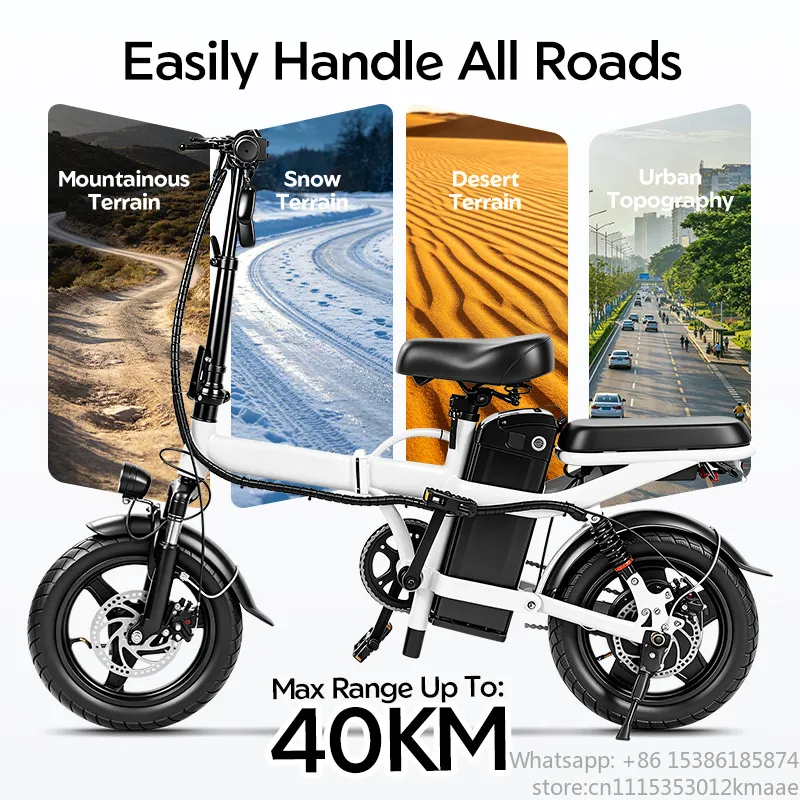 Компактный складной электровел – обзор и цена Commuter Biking