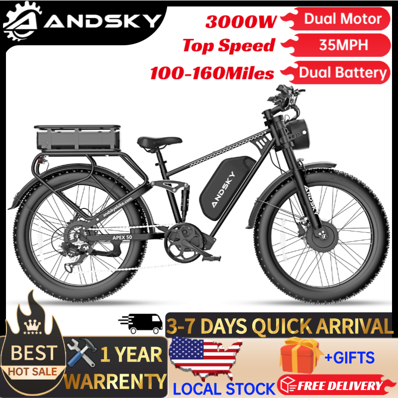 Электровелосипед ANDSKY Apex50 – обзор и цена Bike Pump Frame Mount